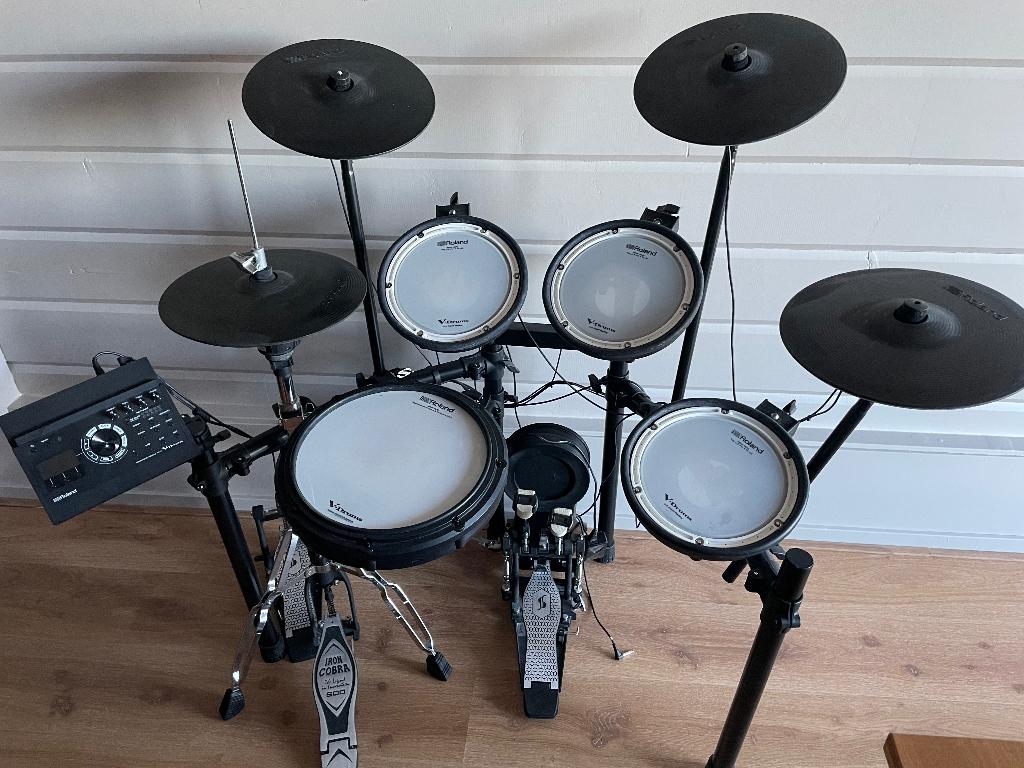 electronisch drumstel roland TD 17, Ophalen, Gebruikt, Roland, Elektronisch
