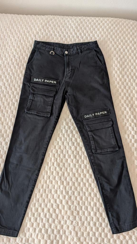 Daily Paper cargo pants – zwart – maat L - cargo broek, Maat 52/54 (L), Zwart, Ophalen of Verzenden, Zo goed als nieuw