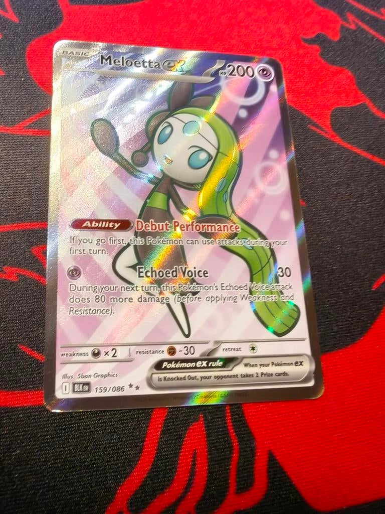 Meloetta EX 159/086 van Black Bolt, Ophalen of Verzenden, Zo goed als nieuw