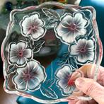 Vintage glazen kristallen schaal van Mikasa Studio Nova, Ophalen of Verzenden