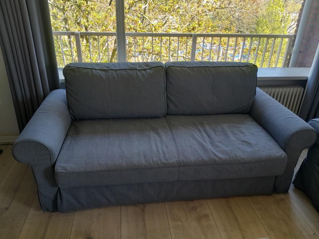 Ikea Ektorp bank (170cm) en zit/slaapbank (200cm), Ophalen, Gebruikt, Klassiek, Comfortabel, 150 tot 200 cm
