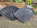 2 stuks Parasoltegels, Tuin en Terras, Ophalen, Gebruikt, Parasolvoet