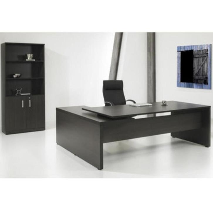 MN Directie Enterprise Hoekbureau met vast ladenblok, Huis en Inrichting, Bureaus, Ophalen of Verzenden