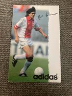 GROTERE GLANZENDE FOTORECLAMEKAART ADIDAS JARI LITMANEN AJAX, Verzamelen, Sportartikelen en Voetbal, Ophalen of Verzenden, Zo goed als nieuw
