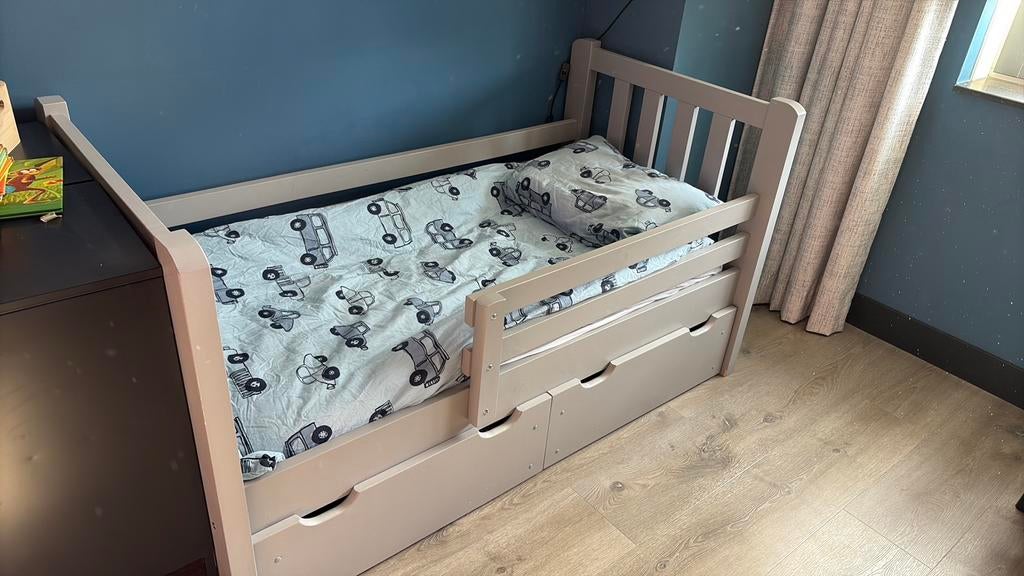 Rockwood peuterbed (MAG ZSM WEG!), Kinderen en Baby's, Gebruikt, 70 tot 85 cm, 140 tot 160 cm, Ophalen