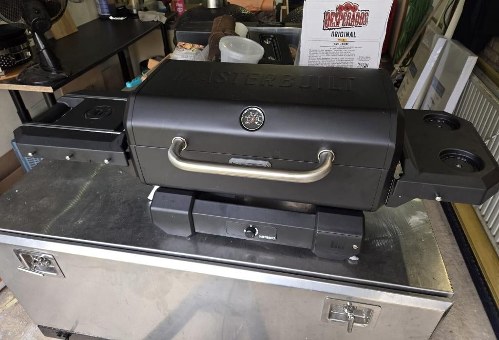 Masterbuilt Portable met onderstel, Ophalen of Verzenden, Zo goed als nieuw, Masterbuilt, Met accessoires