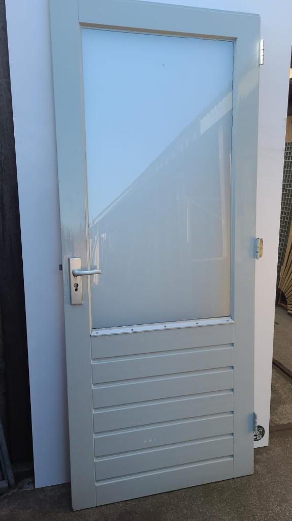 Hardhouten schuurdeur - 88 x 210 cm, Ophalen, Nieuw