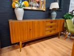 Vintage lowboard kast teak sideboard wandmeubel wandkast, Onbekend@voorbeeld.com, Met deur(en), 150 tot 200 cm, Zo goed als nieuw