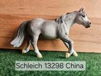Schleich 13298 Grijze rijpony uit 2005, Ophalen of Verzenden, Zo goed als nieuw, Paard, Beeldje of Figuurtje