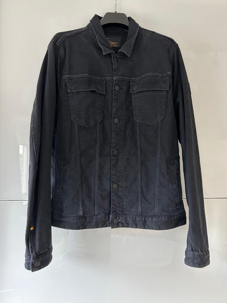 Zwarte spijkerjas PME Legend XV maat XL, Kleding | Heren, Jassen | Zomer, Ophalen, Zwart, Maat 56/58 (XL), Zo goed als nieuw