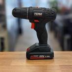 Ferm CDM1191 Accu Boormachine | BJ 2024 - In Zeer Nette Staa, Doe-het-zelf en Verbouw, Gereedschap | Boormachines, Ferm, Zo goed als nieuw