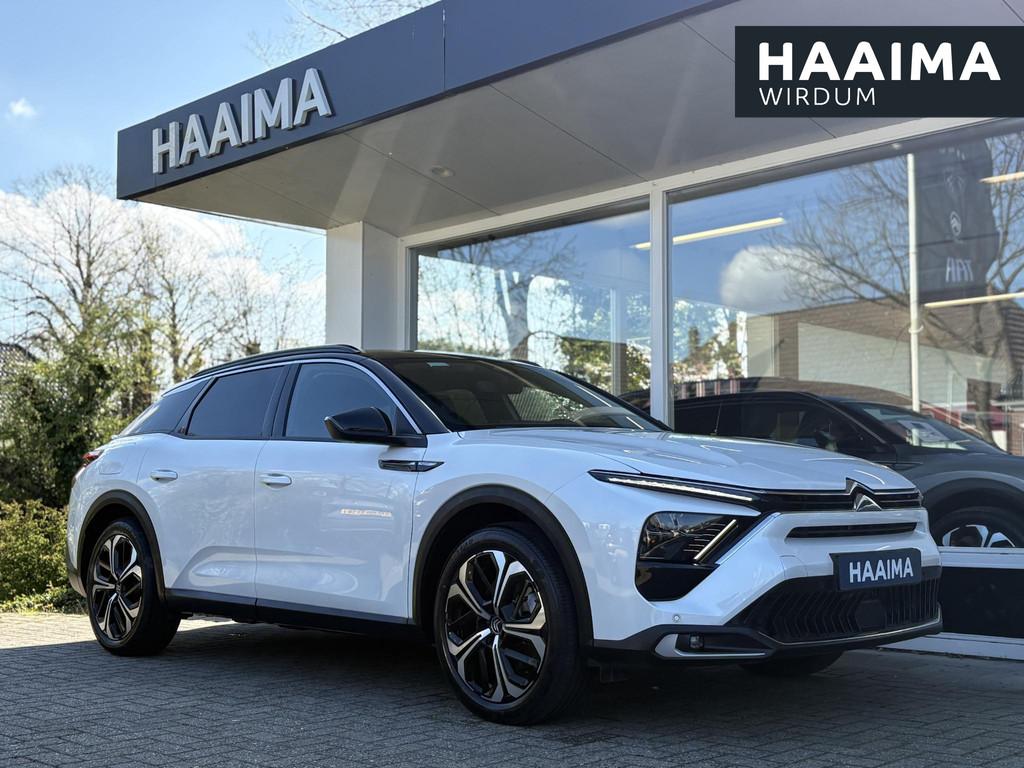 Citroen C5 X 1.6 Plug-in Hybrid 225 Shine | Active PHC verin, Auto's, Citroën, 1350 kg, Gebruikt, 4 cilinders, Wit