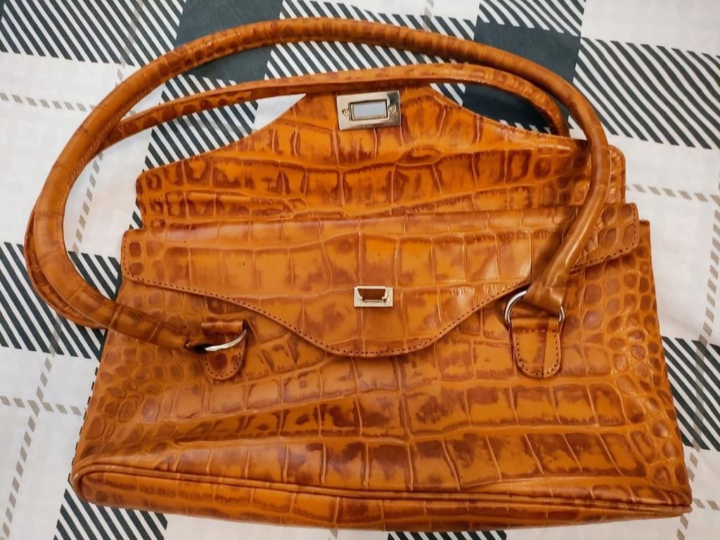 BIJENKORF collection handtas(vintage), Ophalen of Verzenden