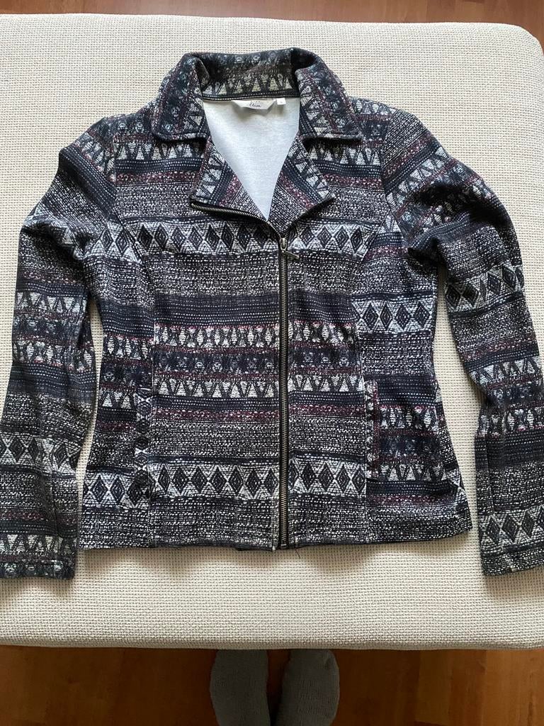 Biker jasje, Ophalen of Verzenden, Gedragen, Maat 38/40 (M), Blauw