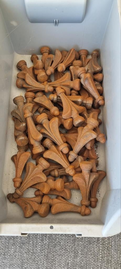 44 sierhek punten, Ophalen of Verzenden, Nieuw, IJzer, Sierhekwerk