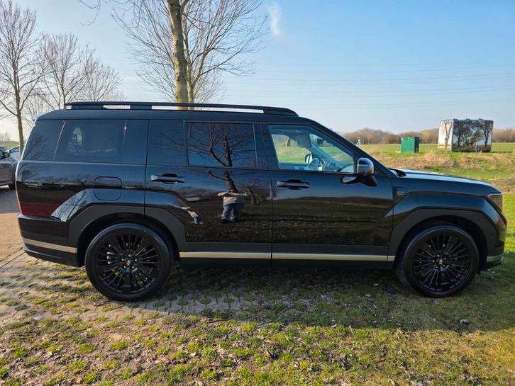 Hyundai Santa Fe 1.6 T-gdi Phev 252pk Aut 4WD 7pl 2025 Zwart, Auto's, Hyundai, Particulier, Santa Fe, 360° camera, 4x4, ABS, Achteruitrijcamera