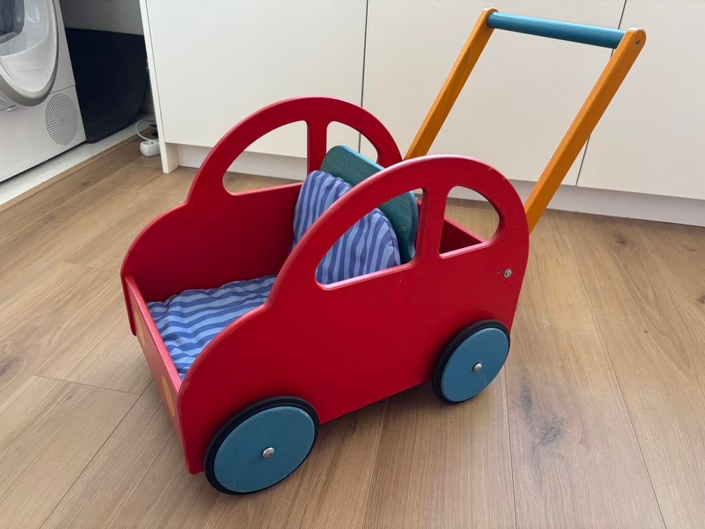 HABA loopauto / loopwagen / duwauto, Ophalen, Zo goed als nieuw, Duw- of Trekspeelgoed