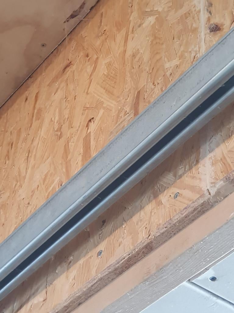 Bovenrail 450cm, zware uitvoering, Ophalen