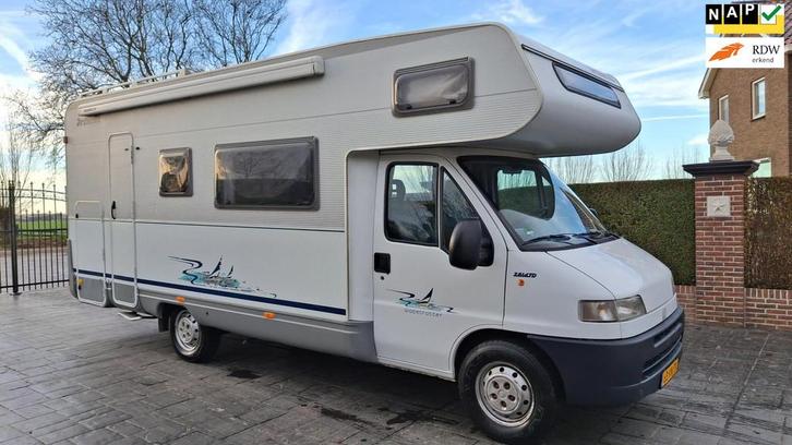 Fiat DUCATO MAXI XXL 7 persoons Keuken Inruil Mogelijk, Caravans en Kamperen, Campers, Bedrijf, meer dan 6, Alkoof, Fiat, Diesel