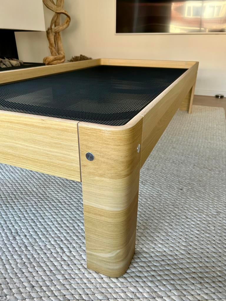 Auping auronde 200 x 100 senior nieuwstaat, Ophalen, 100 cm, Eenpersoons, Beige