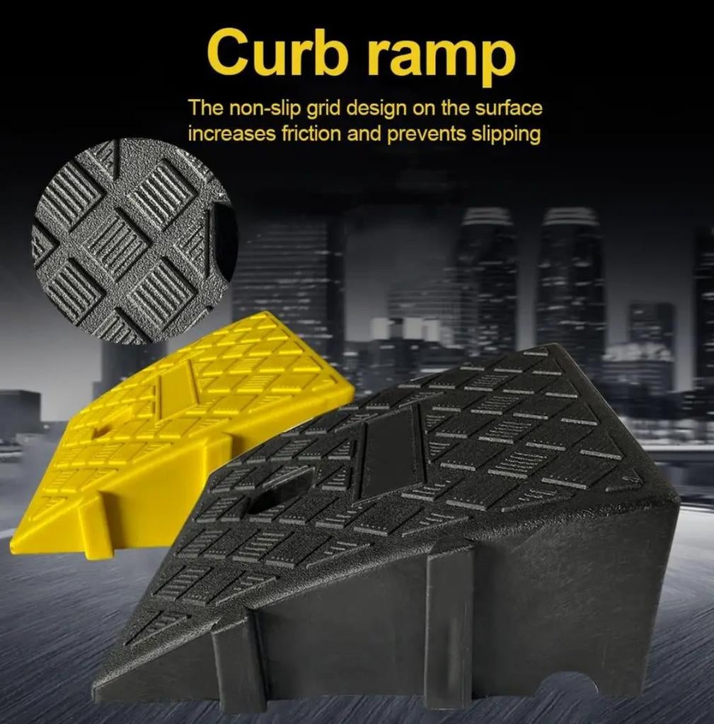 Oprijplaat stoep drempelhulp scooter motor fiets auto 16 cm, Ophalen of Verzenden