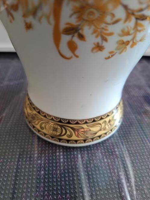 Dekselvaas Gold blossom hh, Ophalen of Verzenden