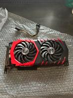 MSI geforce gtx 1060 gaming X 6gb + verloopstekker 6/8 pins, Computers en Software, Videokaarten, Ophalen of Verzenden, Gebruikt