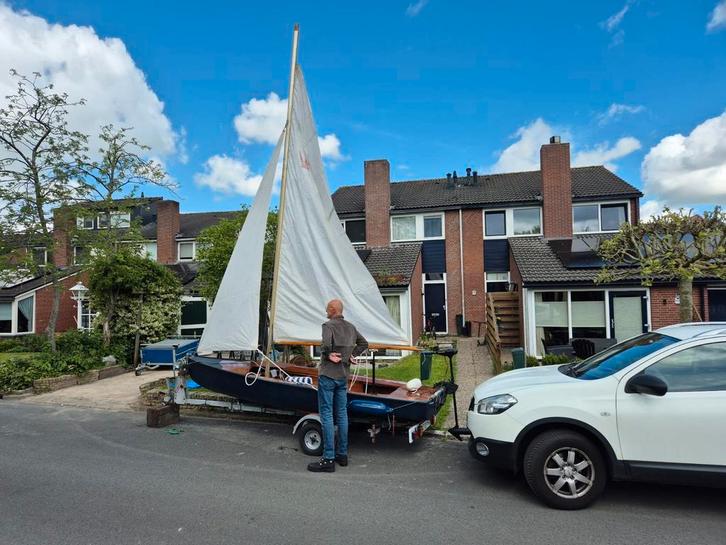 Koralle zeilboot (Kimkieler) met Trailer - Compleet, Watersport en Boten, Open zeilboten, Gebruikt, Overige typen, 3 tot 6 meter