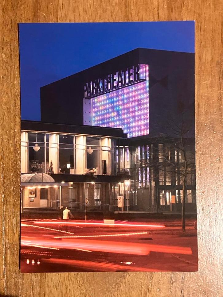 Parktheater Eindhoven - Lichtkunstwerk, Verzamelen, Ansichtkaarten | Nederland, Ongelopen, Noord-Brabant, 1980 tot heden, Ophalen of Verzenden