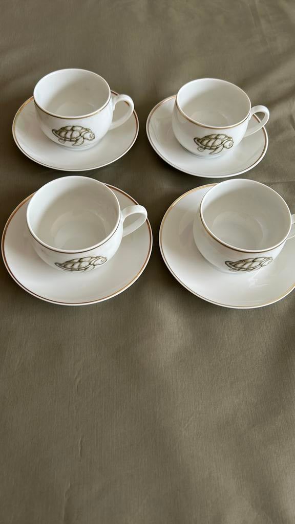 Hutschenreuhther Schildpadsoep kopjes, Antiek en Kunst, Antiek | Servies compleet, Ophalen