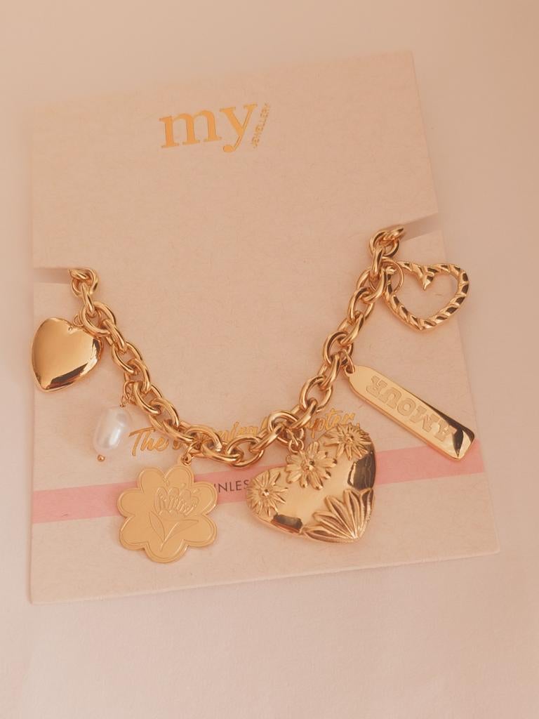 My jewellery armband, Verzenden, Nieuw, Goud, Overige materialen