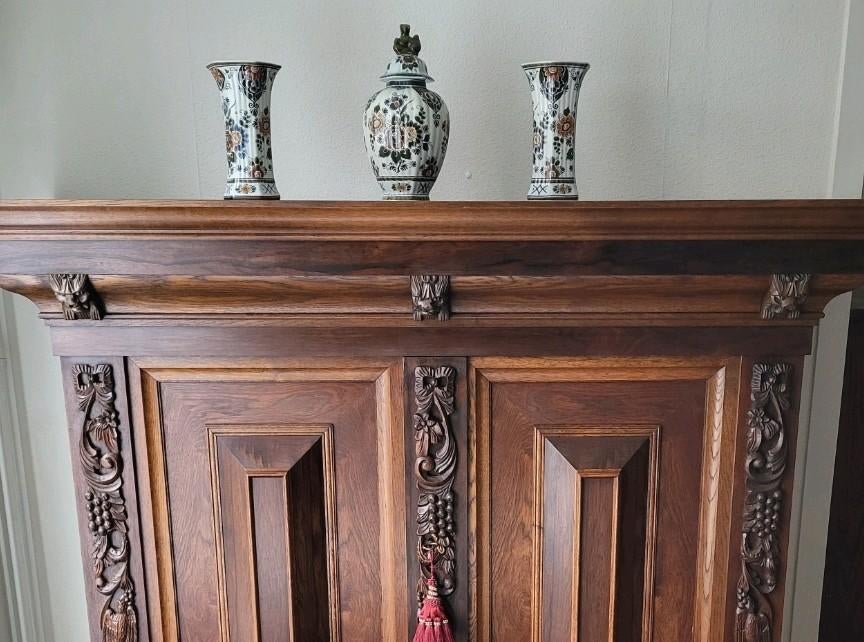 3-delige set Delft polychroom Holland kaststel, Ophalen