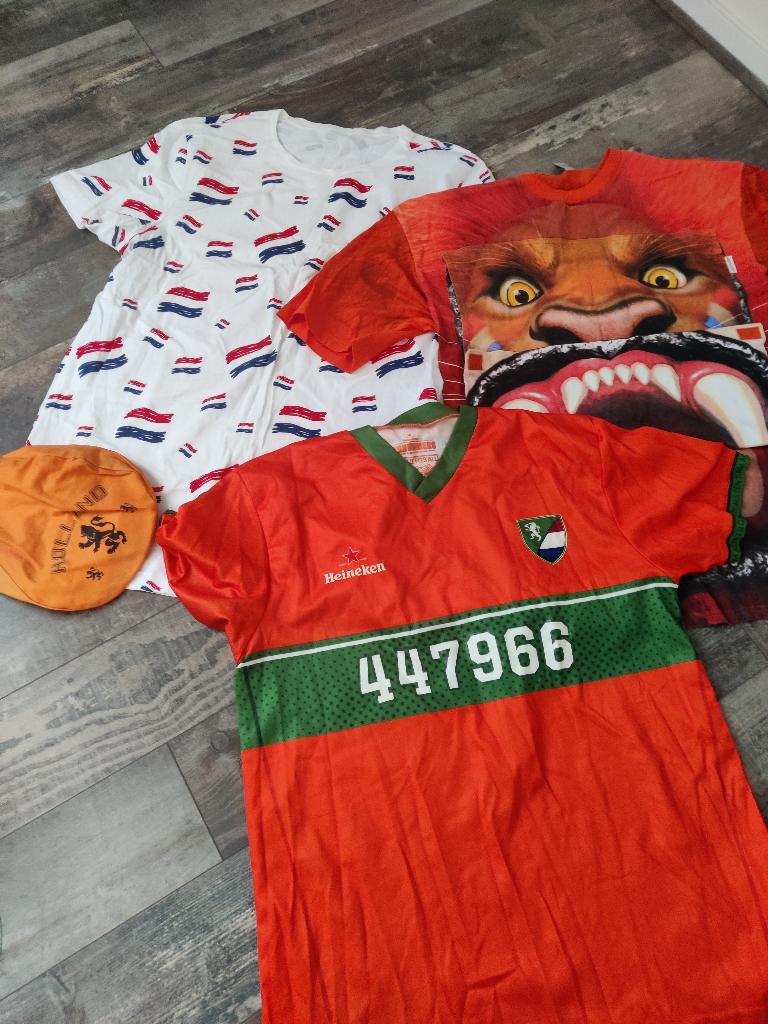 Heren ORANJE pakket: Koningsdag of WK, Ophalen of Verzenden, Zo goed als nieuw, Overige typen, Oranje of Koningsdag