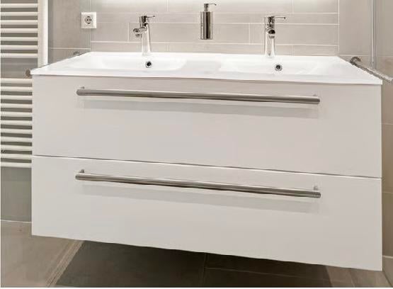 Wastafelmeubel 120 cm, Ophalen, Gebruikt, Wastafel