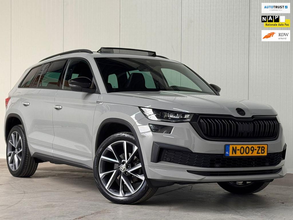 Skoda Kodiaq 1.5 TSI Sportline DSG PANO l KEYLESS l CAMERA l, 4 cilinders, 150 pk, Alcantara, Origineel Nederlands