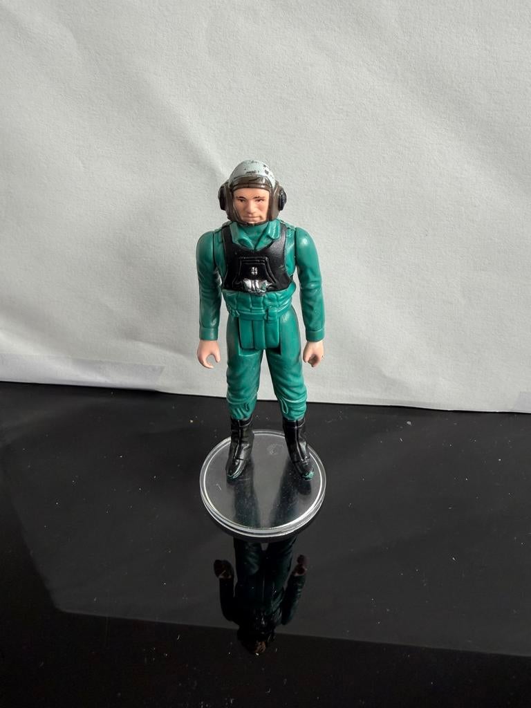 Star Wars vintage Last 17 A-wing pilot, Ophalen of Verzenden, Gebruikt, Actiefiguurtje