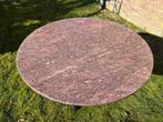 Rond marmeren tafelblad - 115cm - Zeer goede staat, Huis en Inrichting, Tafels | Eettafels, Ophalen, Overige materialen, 100 tot 150 cm
