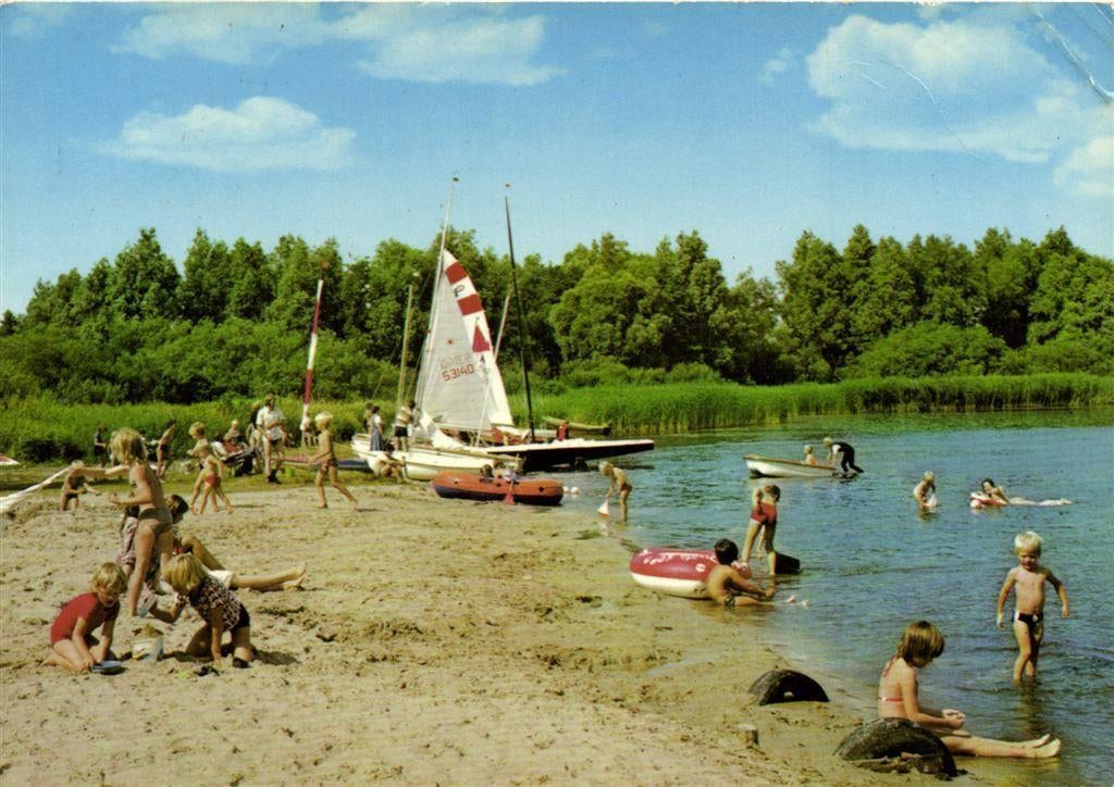 Rekreatiecentrum Bergumermeer, Suameer - 1985 gelopen, Ophalen of Verzenden, Voor 1920, Gelopen, Noord-Brabant