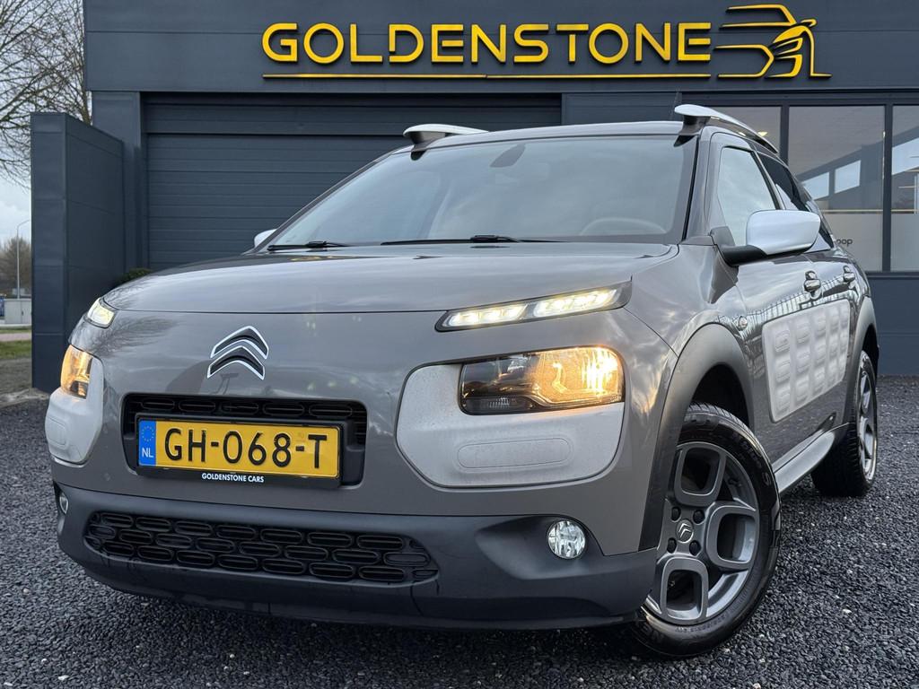 Citroen C4 Cactus 1.2 PureTech Shine 2e Eigenaar,Navi,Camera, Auto's, Citroën, Stof, Euro 6, 1199 cc, Bruin