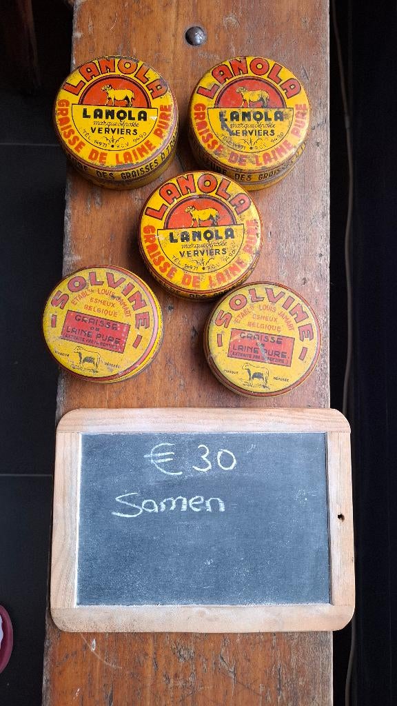 emaille metalen borden blikken olie reclame, Ophalen of Verzenden, Gebruikt, Reclamebord