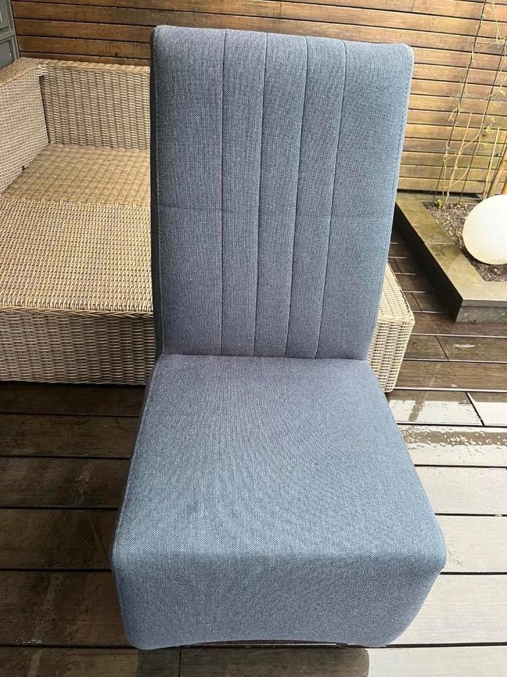 Eetkamerstoelen, Huis en Inrichting, Stoelen, Zo goed als nieuw, Vijf, Zes of meer stoelen, Grijs, Ophalen