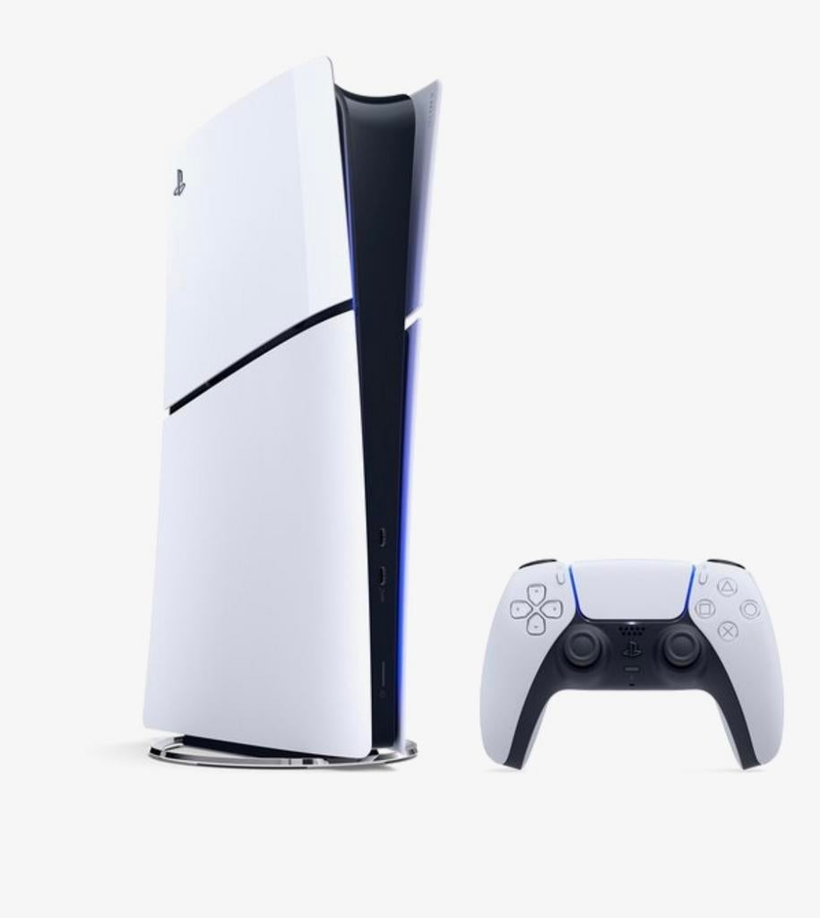 Playstation 5 Slim Digital + Controller - Zo goed als nieuw, Spelcomputers en Games, Spelcomputers | Sony PlayStation 5, Ophalen of Verzenden