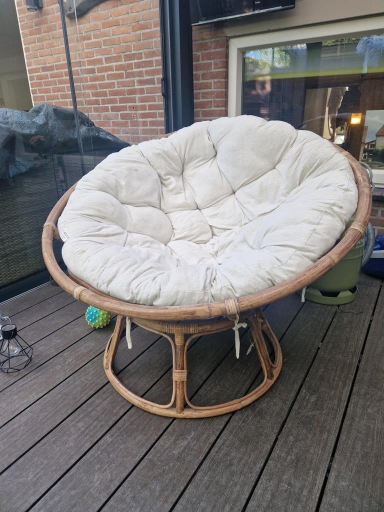 Grande Rond Papasan Coussin De Chaise,Épaissir Swing Coussin De Chaise