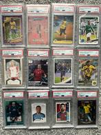 Lot PSA 12x kaarten van Mbappe, Messi, Haaland enz., Ophalen of Verzenden, Zo goed als nieuw, Meerdere plaatjes