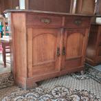 Brocante oude eiken kast, commode, dressoir keukenkast, Ophalen
