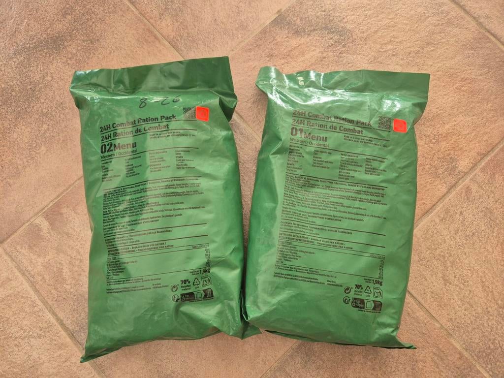 UN MRE Combat Ration United Nations 24HR, Verzamelen, Militaria | Algemeen, Ophalen of Verzenden, Landmacht, Nederland