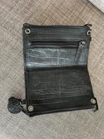 Zwarte tas met rits en ruimte voor pasjes, Overige merken, Zwart, Ophalen of Verzenden, Zo goed als nieuw