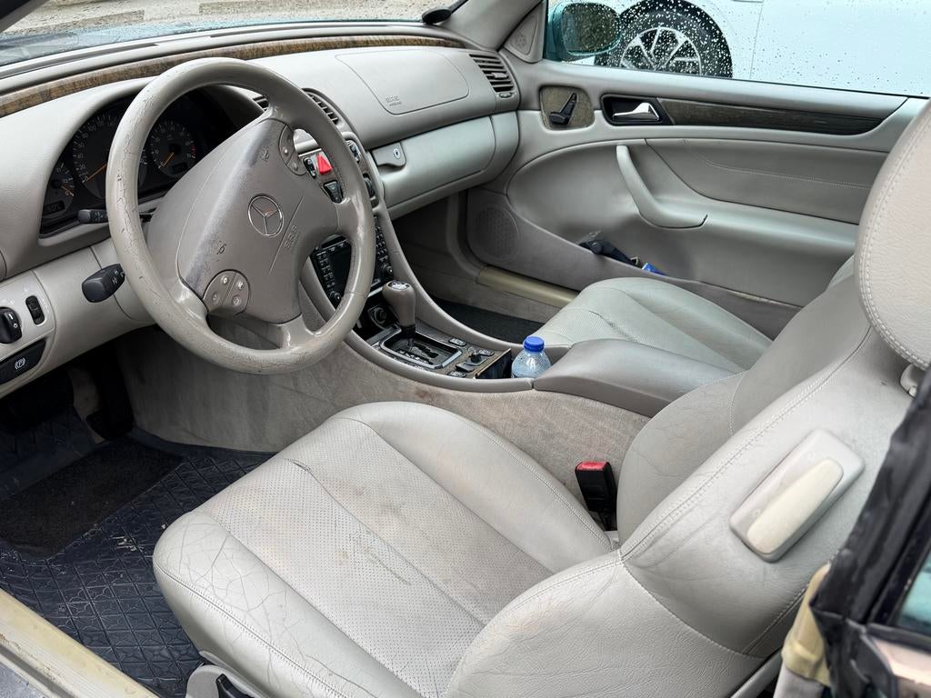 Mercedes-Benz CLK 2.0 Clk200 Cabrio Sport AUT 2000 Groen, Auto's, Mercedes-Benz, Automaat, 1998 cc, 4 cilinders, Cabriolet