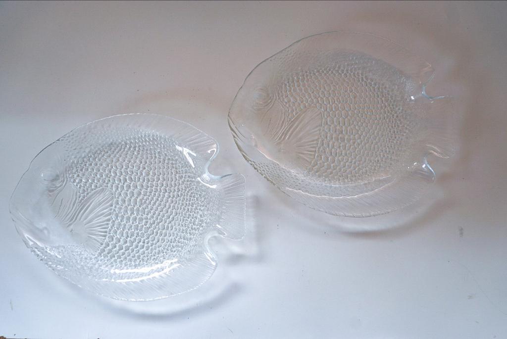 Arcoroc 'Poisson' visborden - Set van 2, Huis en Inrichting, Keuken | Servies, Ophalen of Verzenden, Bord(en), Overige stijlen
