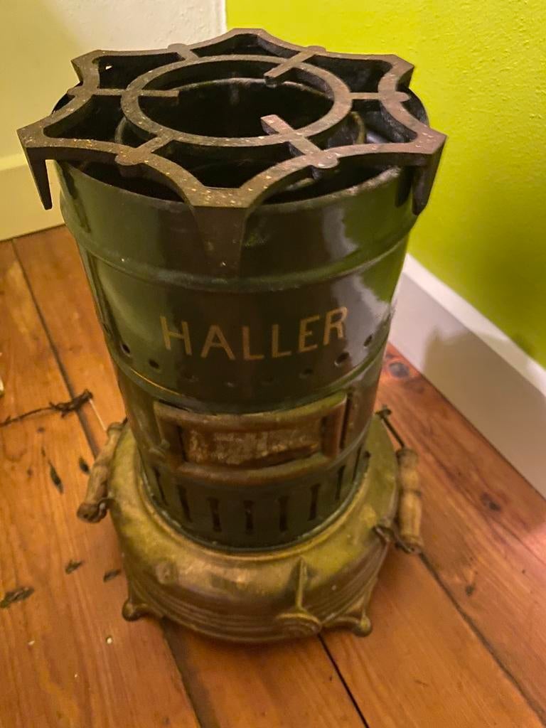 Haller kacheltje werkt op petroleum Ophalen…, Huis en Inrichting, Kachels, Ophalen, Zo goed als nieuw, Overige brandstoffen, Petroleumkachel